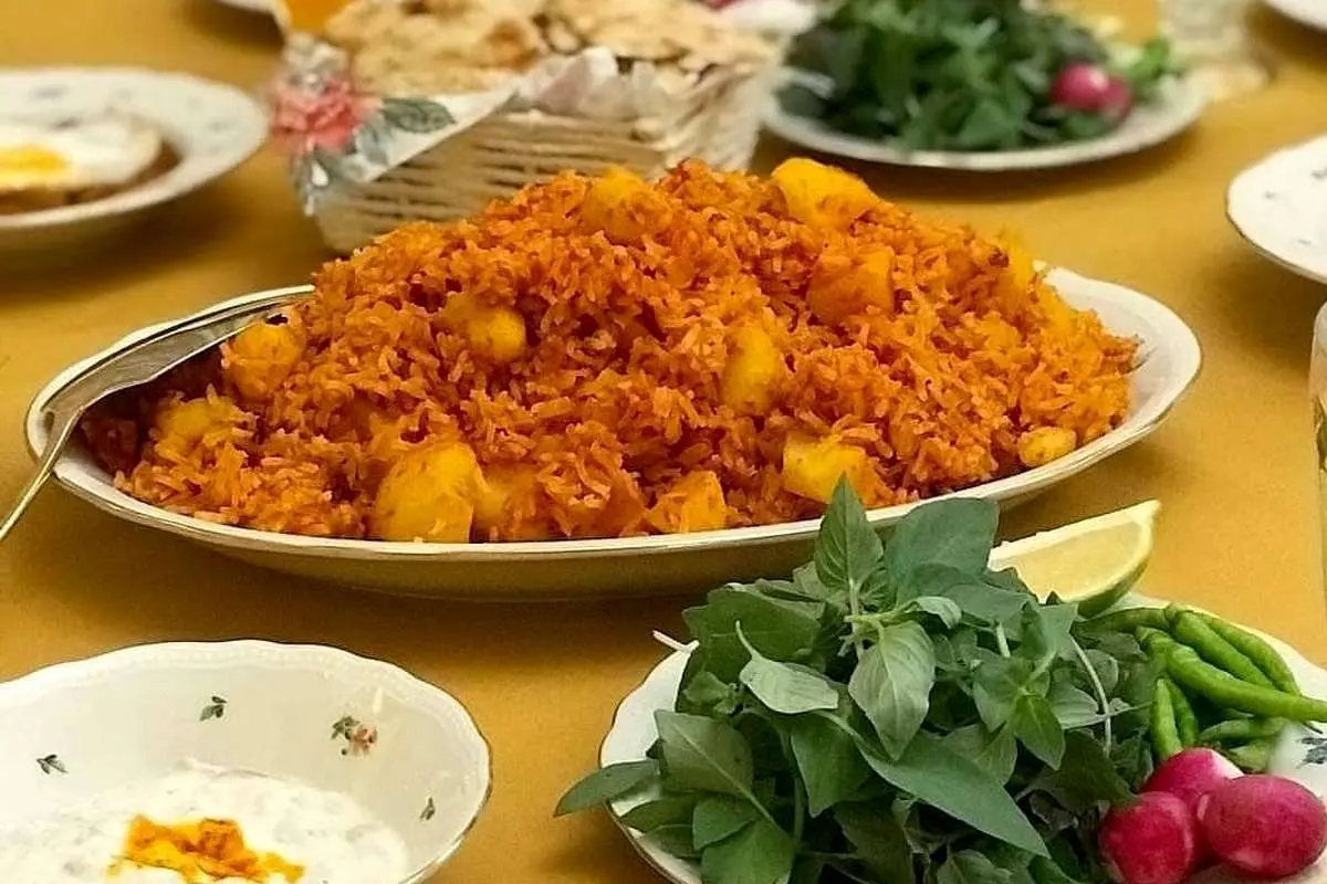 طرز تهیه استانبولی پلو یا دمی گوجه ساده و خوشمزه