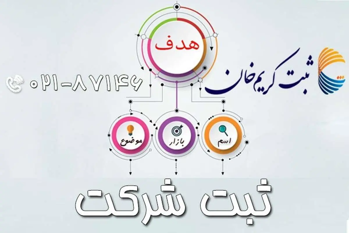 ثبت شرکت و علامت تجاری در موسسه ثبتی کریم خان