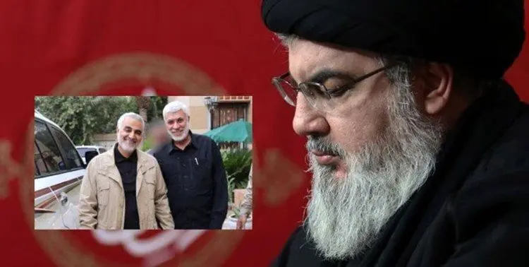 پیام سید حسن نصرالله درباره ترور سردار سلیمانی
