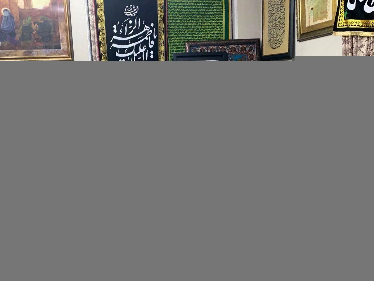 (عکس) روحانی در منزل سردار شهید سلیمانی حضور یافت