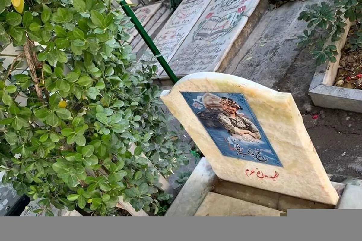 (تصاویر) محل خاکسپاری همراهان سردار سلیمانی