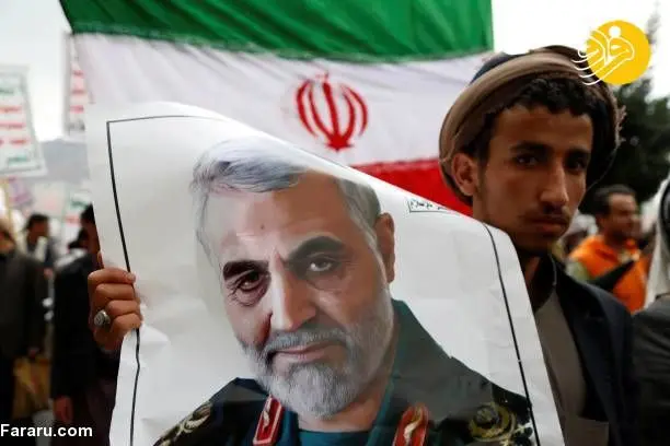 (تصاویر) تظاهرات گسترده یمنی‌ها در مراسم بزرگداشت سپهبد سلیمانی