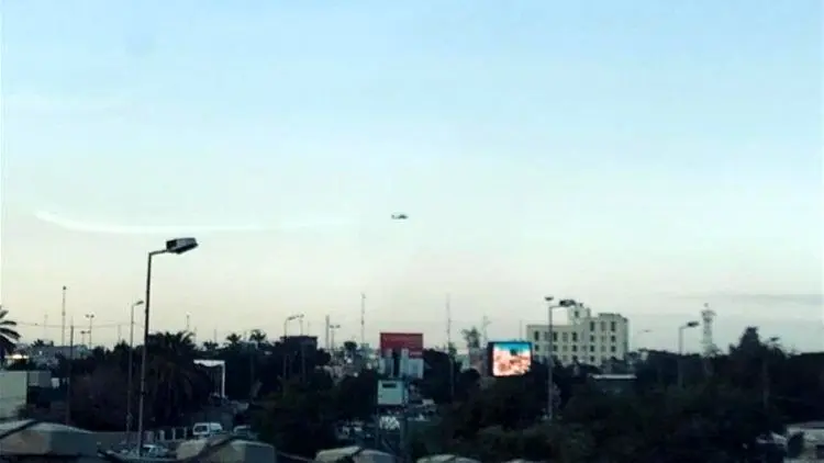 پرواز گسترده پهپادها و بالگردها بر فراز بغداد