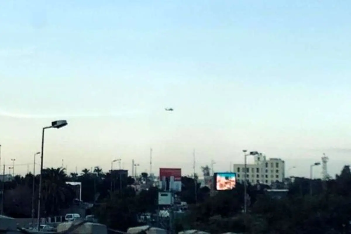 پرواز گسترده پهپادها و بالگردها بر فراز بغداد