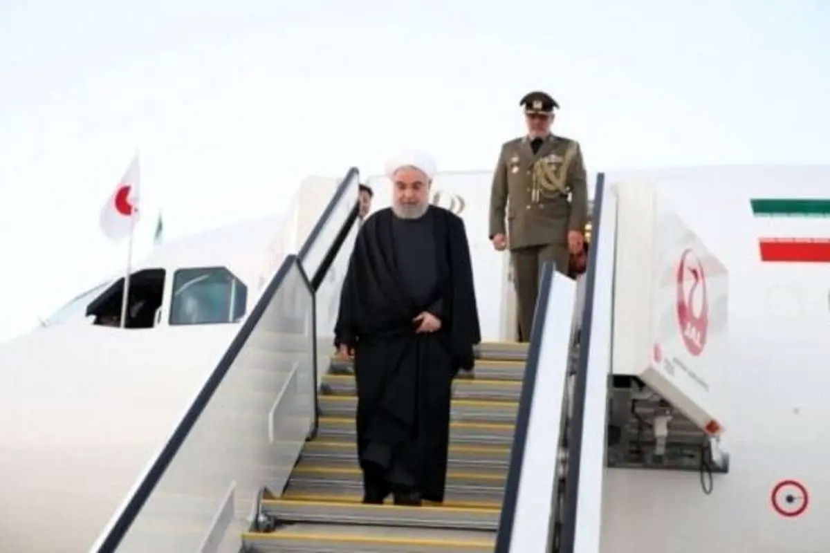 روحانی وارد توکیو شد