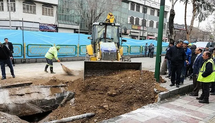 خطر فرونشست زمین در منطقه ۱۸ تهران