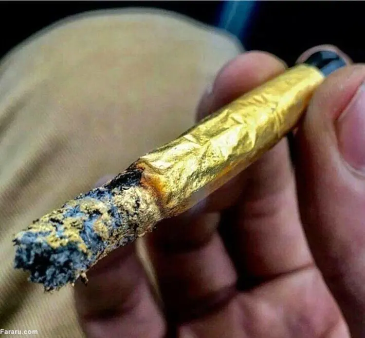 سیگار با طعم بلوبری و روکش طلا در تهران!