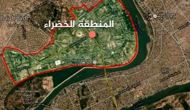 شلیک موشک به نزدیک سفارت آمریکا در بغداد