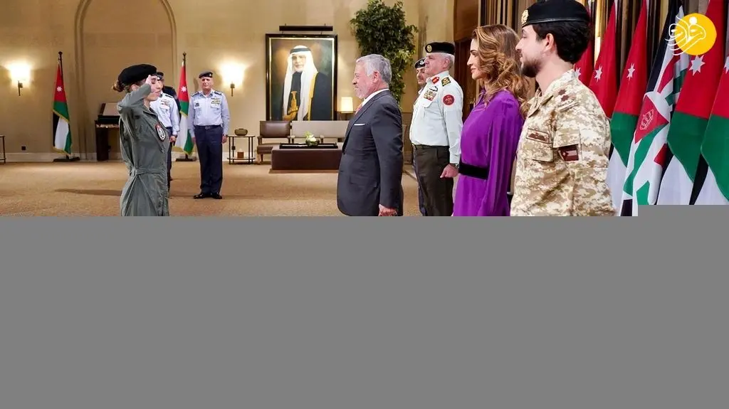 (تصاویر) دختر پادشاه اردن خلبان شد