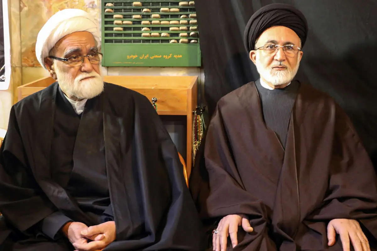 (تصاویر) چهرهها در مراسم تشییع آیت الله رسولی محلاتی