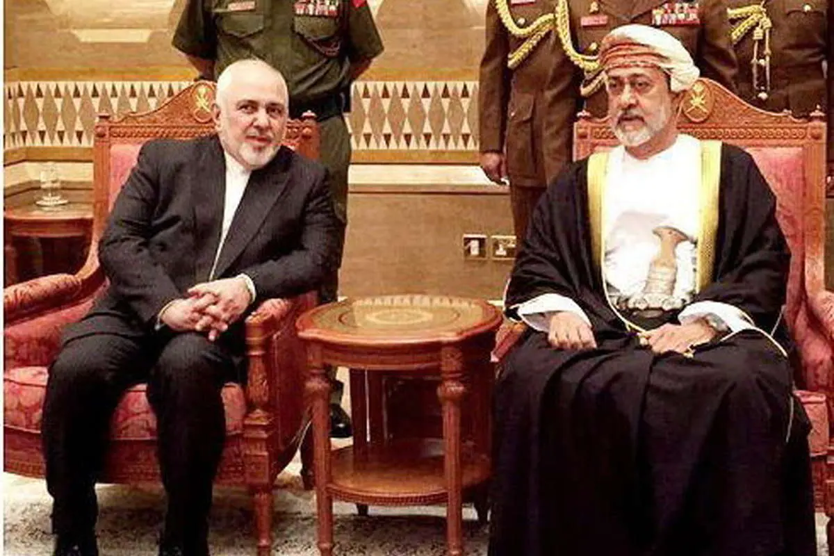 دیدار ظریف با پادشاه جدید عمان