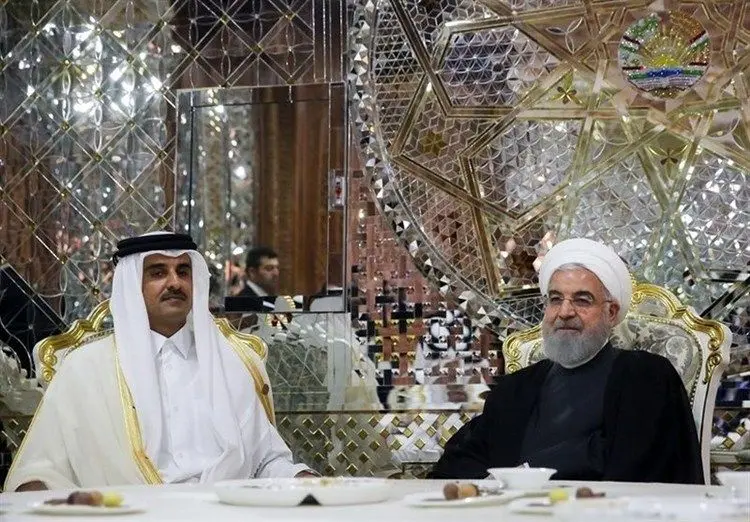 توئیت امیر قطر بعد از سفر به تهران