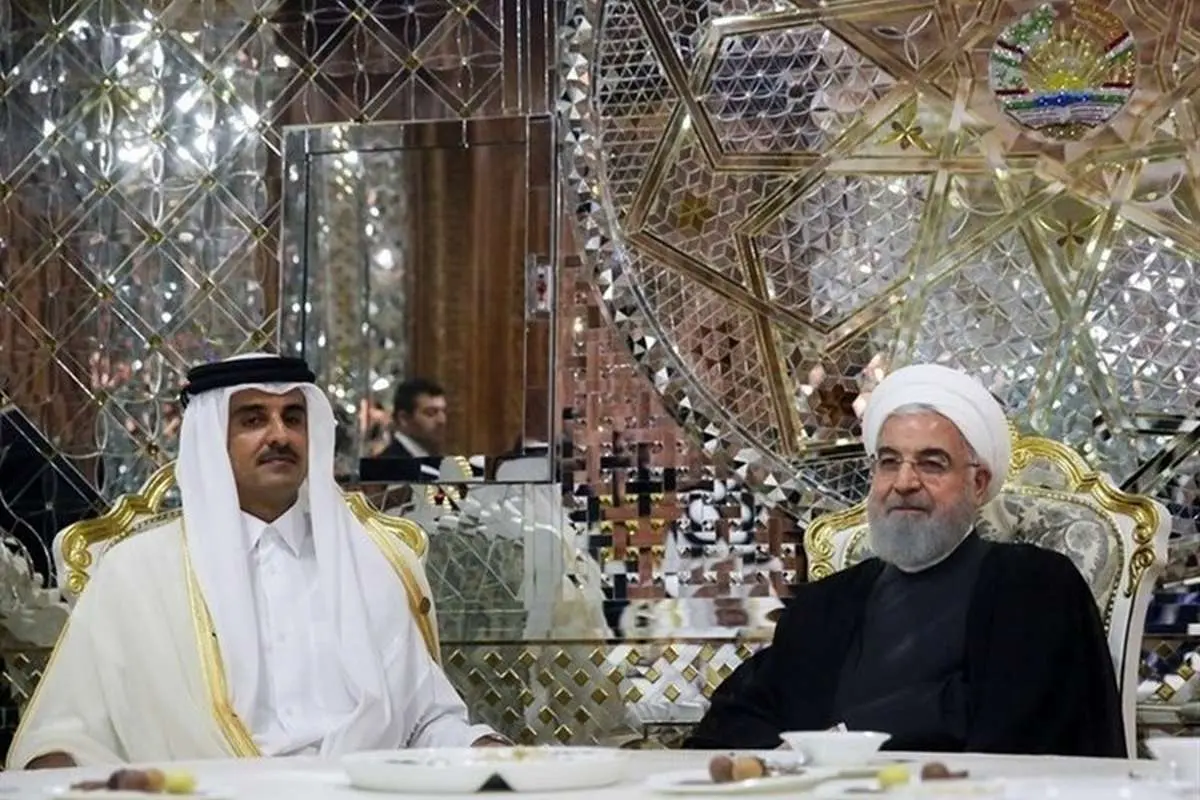 توئیت امیر قطر بعد از سفر به تهران