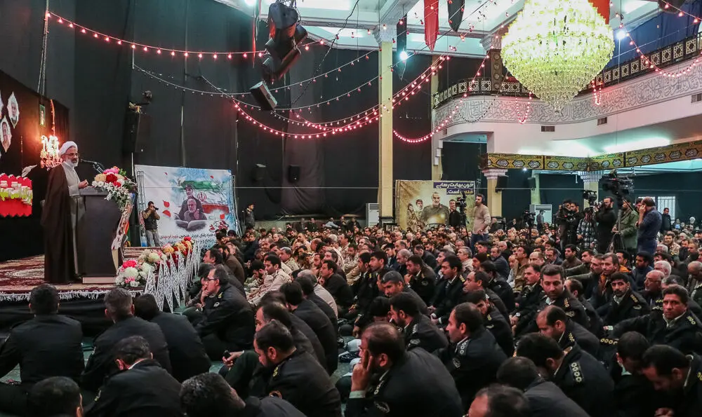(تصاویر) سردار حاجی‌زاده در مراسم گرامیداشت سردار سلیمانی