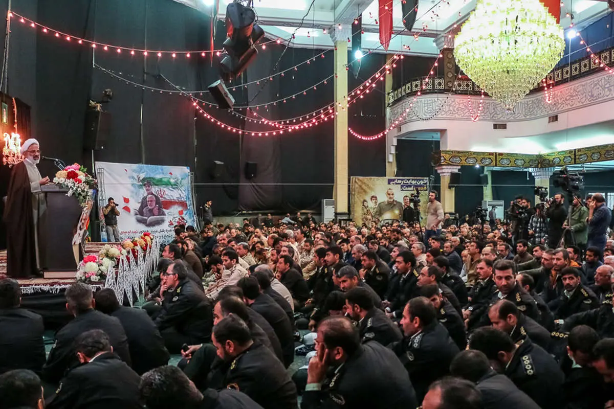 (تصاویر) سردار حاجیزاده در مراسم گرامیداشت سردار سلیمانی
