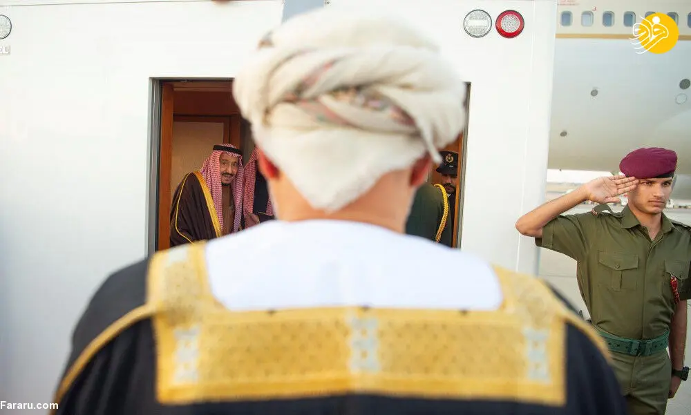 (تصاویر) دیدار ملک سلمان با پادشاه جدید عمان