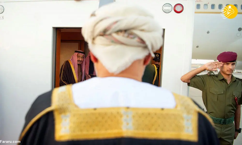 (تصاویر) دیدار ملک سلمان با پادشاه جدید عمان