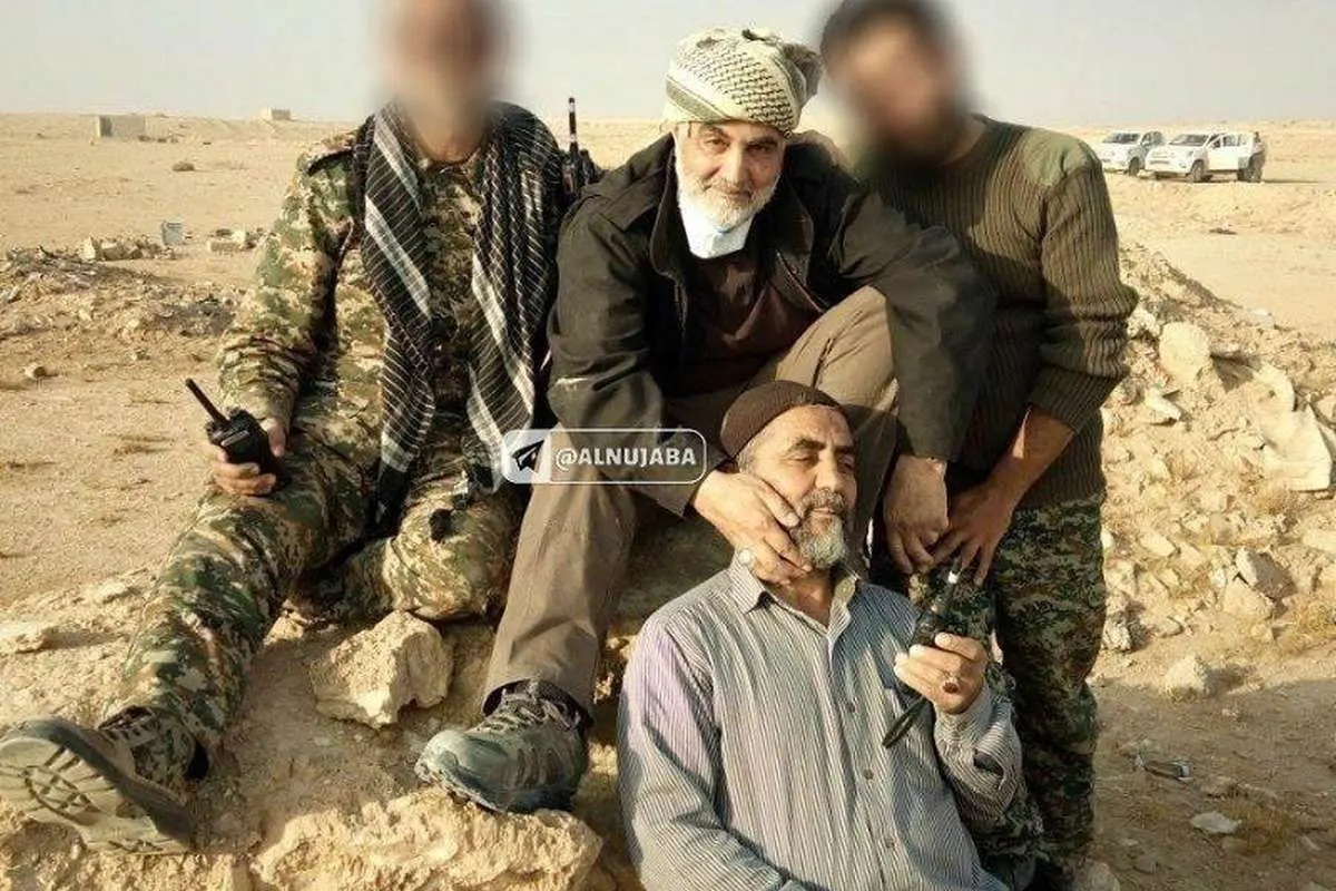 (عکس) تصویری دیده نشده از سردارسلیمانی پس از نابودی داعش
