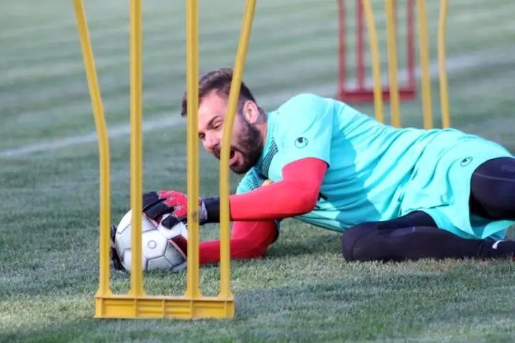 بشار و رادوشویچ در تمرین پرسپولیس