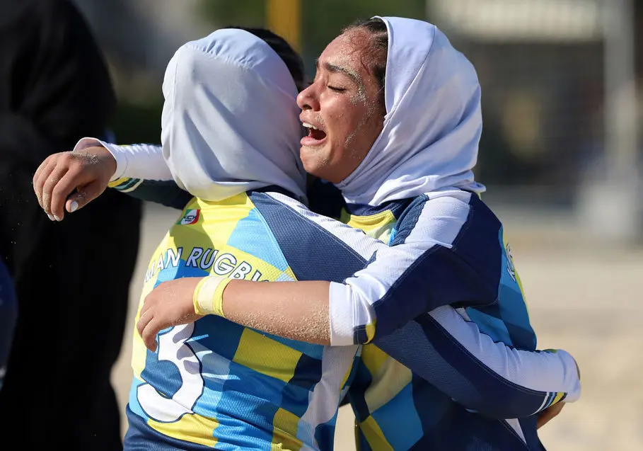(تصاویر) مسابقات راگبی بانوان کشور