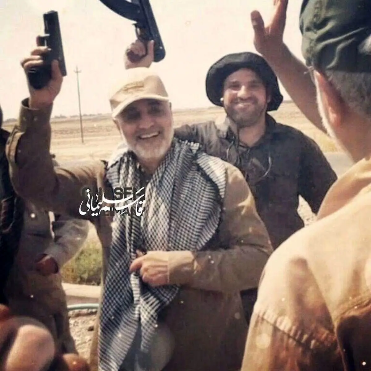 (عکس) تصویری دیده نشده از سردار سپهبد سلیمانی