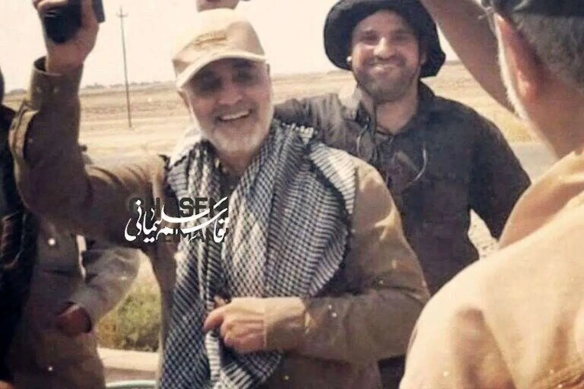 (عکس) تصویری دیده نشده از سردار سپهبد سلیمانی