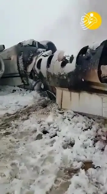 اولین فیلم از هواپیمای سقوط کرده آمریکایی در افغانستان
