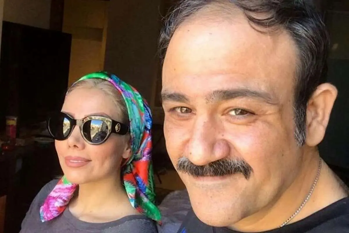 (عکس) تصویری از مهران غفوریان و همسرش