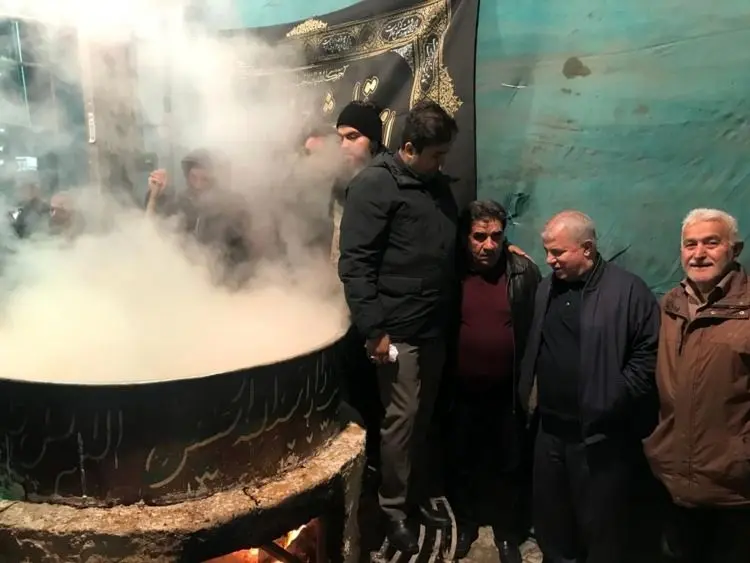 (عکس) علی پروین در مراسم سمنوپزان