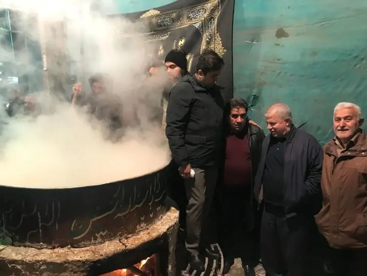 (عکس) علی پروین در مراسم سمنوپزان