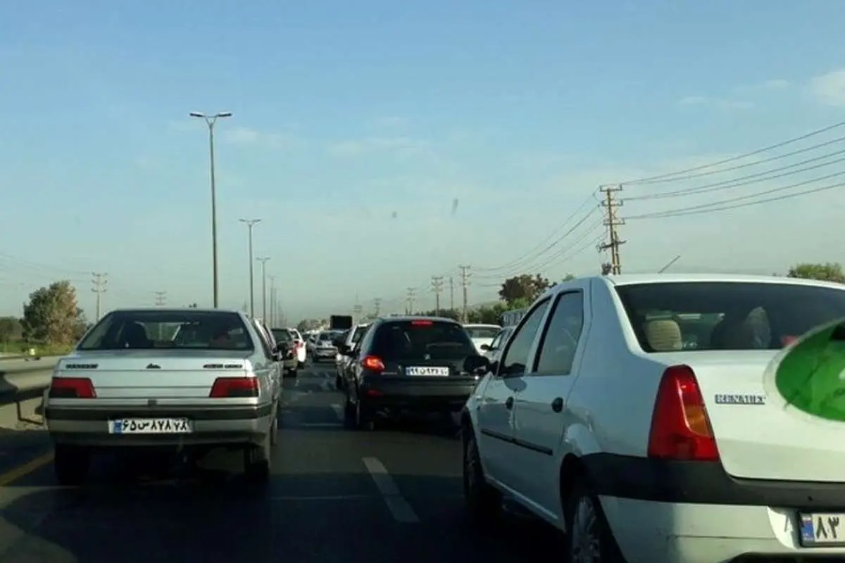 ترافیک سنگین در هراز