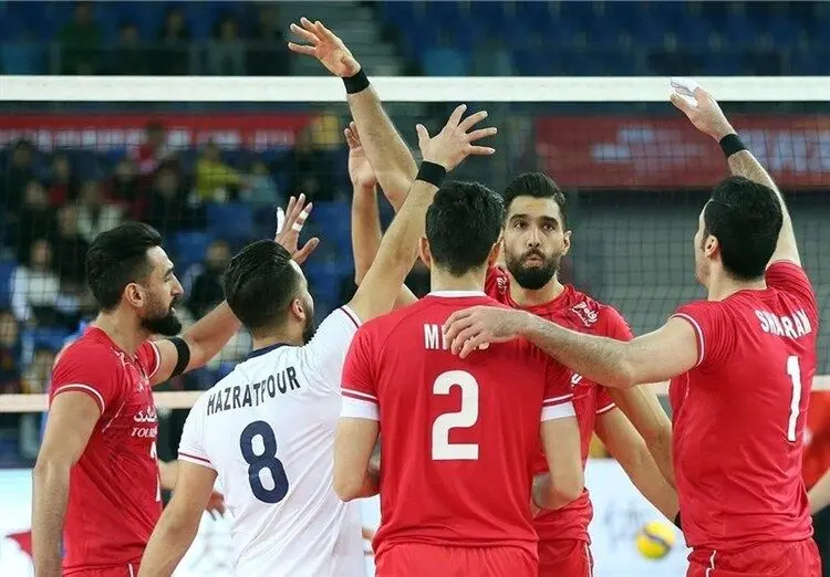 (عکس) والیبال ایران در مکان هشتم جهان