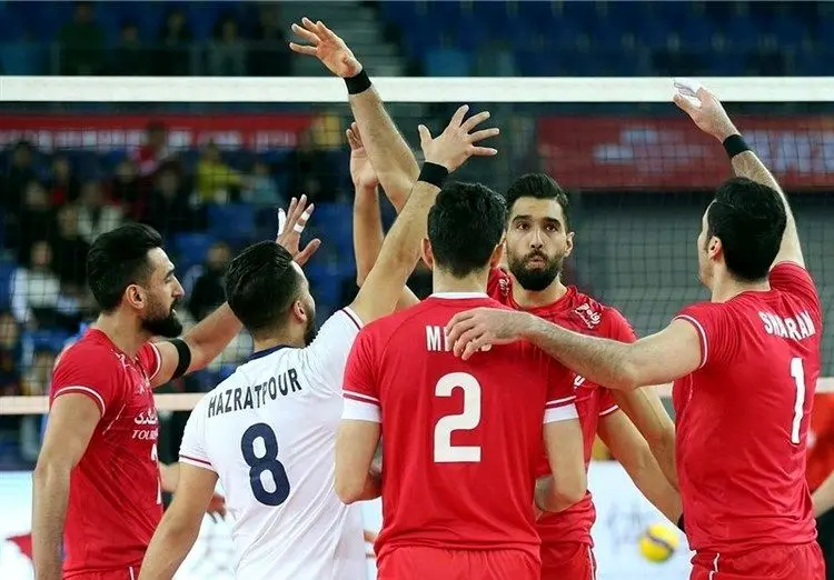 (عکس) والیبال ایران در مکان هشتم جهان