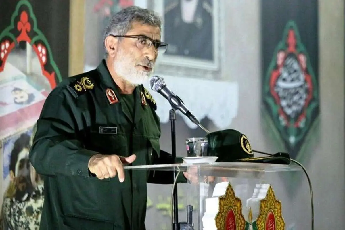 سردار قاآنی: معامله قرن محکوم به شکست است