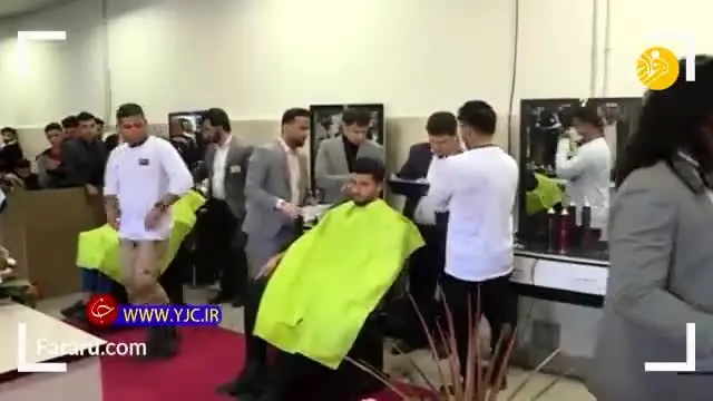 (ویدئو) مسابقات جالب بهترین آرایشگران ایران