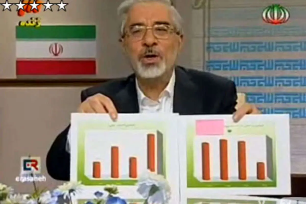 موسوی بالاخره مشت احمدی نژاد را باز کرد