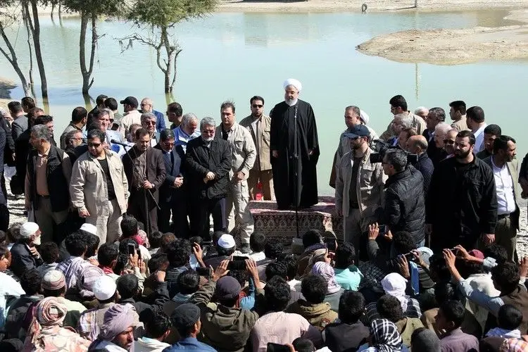 روحانی: در کنار مردم سیل‌زده سیستان و بلوچستان هستیم