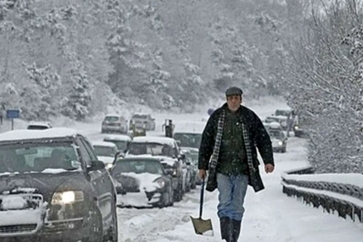 بارش برف و باران در ۱۵ استان