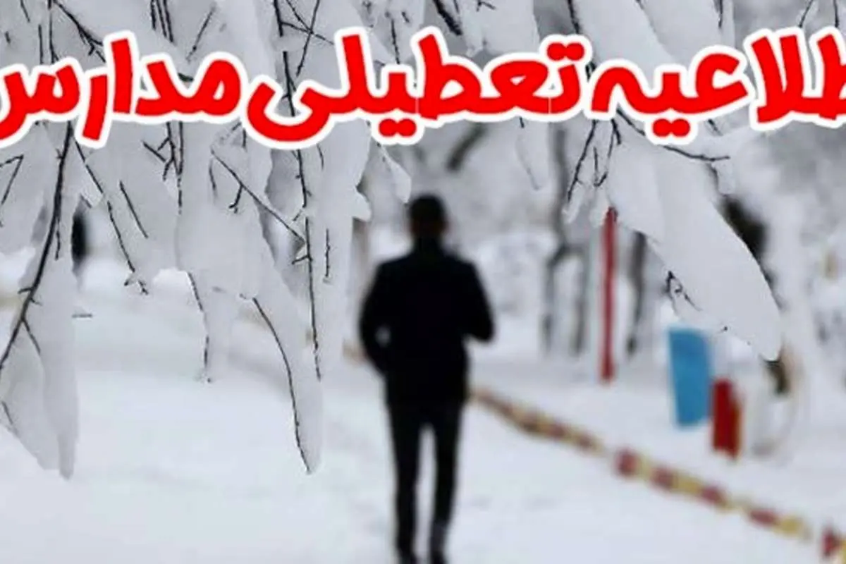 با استمرار بارش برف مدارس تهران فردا دوشنبه ۳۰ دی تعطیل میشوند؟