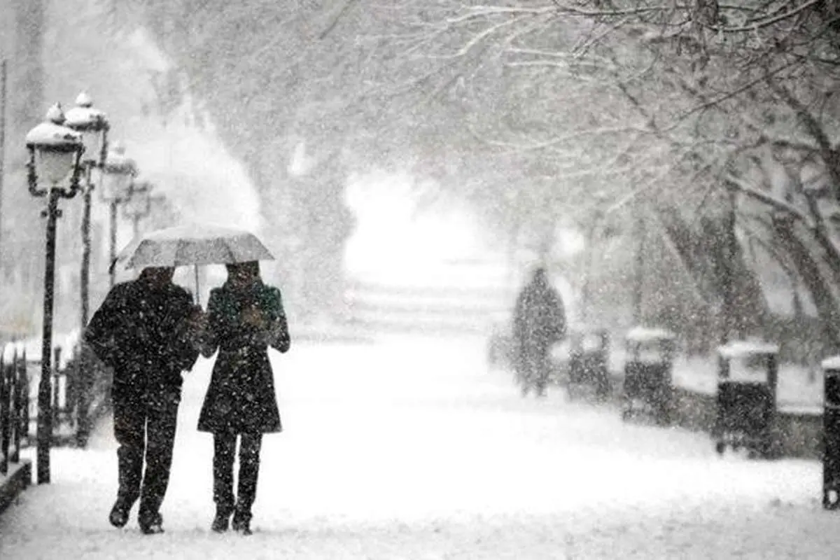 بارش برف و باران در اغلب مناطق نیمه غربی کشور