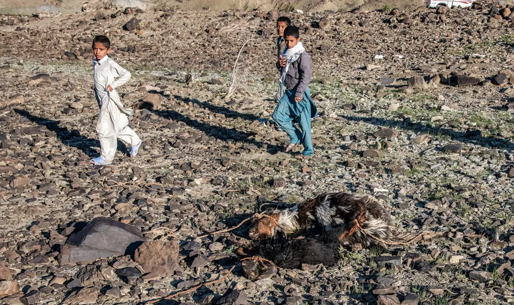 (تصاویر) کودکان در سیل سیستان و بلوچستان