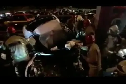 (ویدئو) تصادف مرگبار در اتوبان نیایش