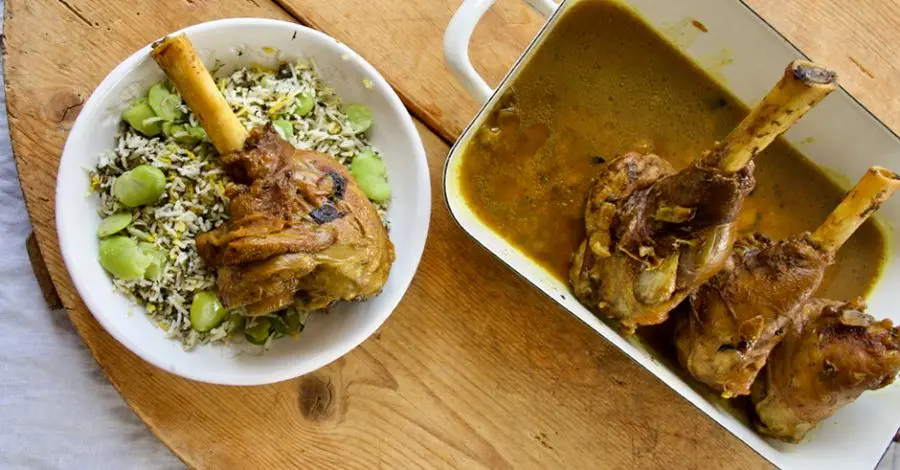 طرز تهیه باقالی پلو با ماهیچه مجلسی و خوشمزه