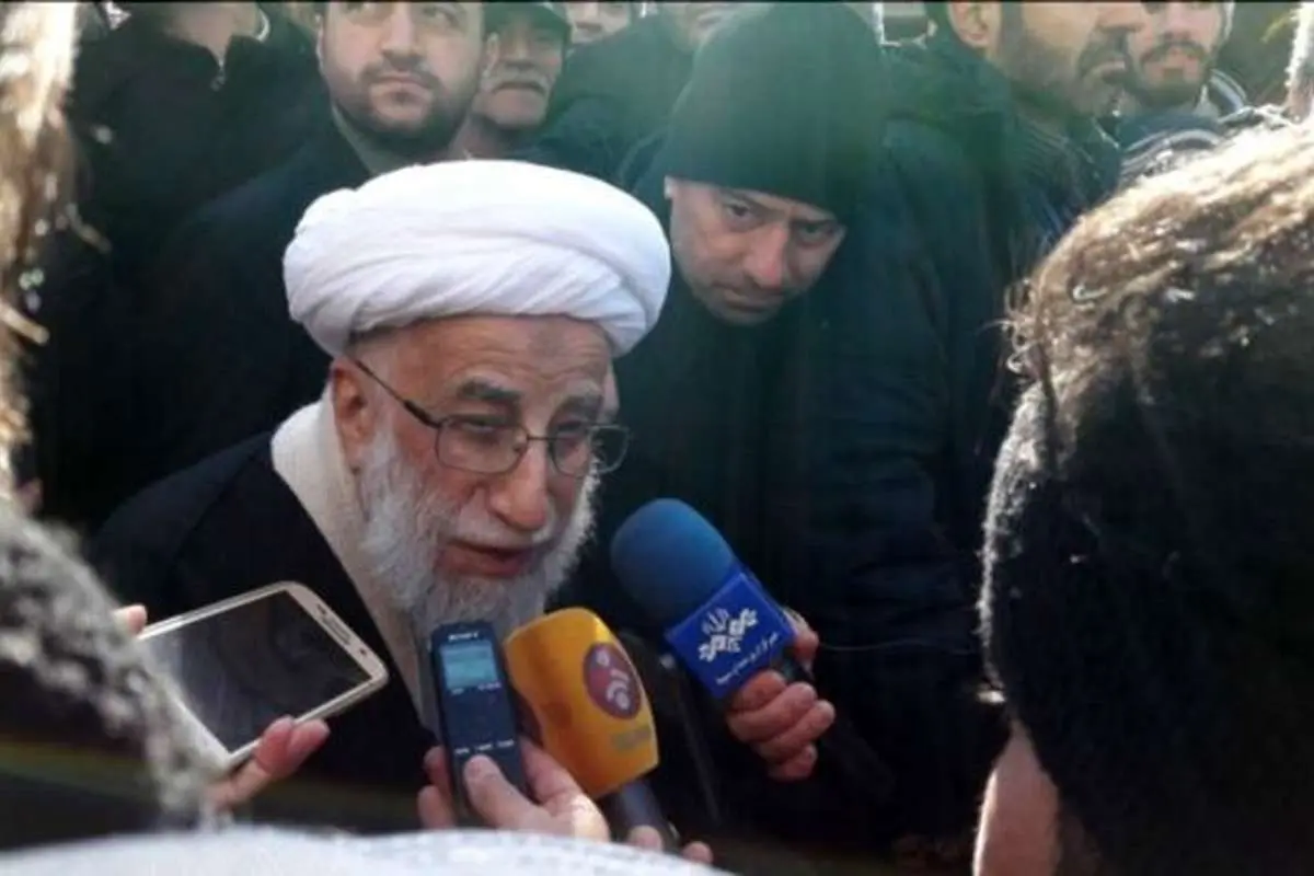 (تصویر) آیت الله جنتی در راهپیمایی ۲۲ بهمن