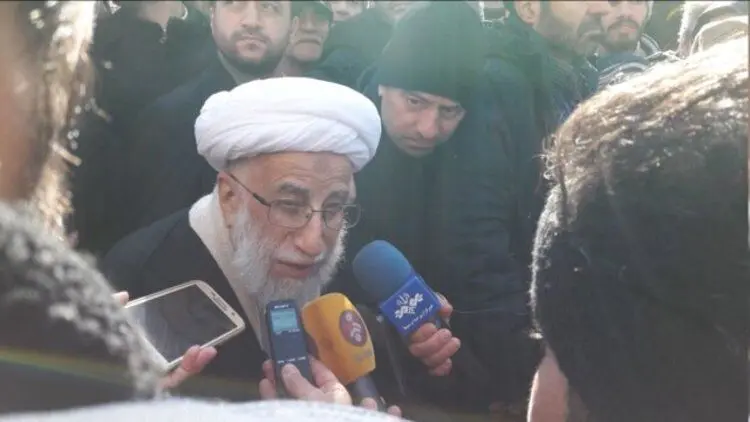 (تصویر) آیت الله جنتی در راهپیمایی ۲۲ بهمن