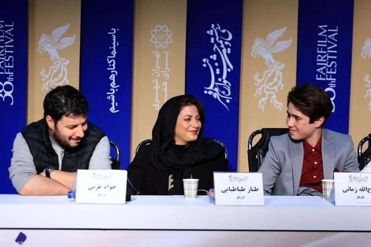 (تصاویر) تجربه طناز طباطبایی از مادر شدن در فیلم خورشید/ اشکهای طناز طباطبایی در نشست خورشید