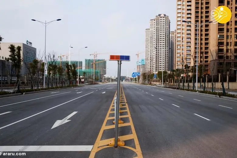 (تصاویر) خیابان‌های خالی چین بر اثر ویروس مرگبار کرونا