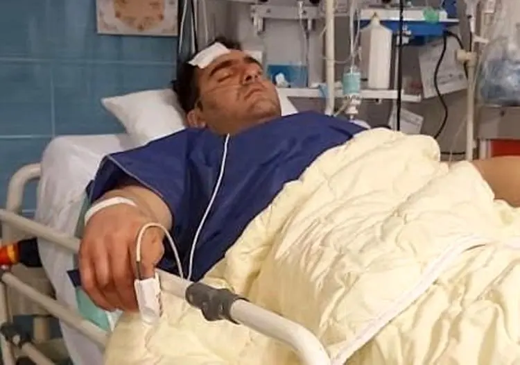 (عکس) رامین فرج نژاد قوی‌ترین مرد ایران هدف گلوله قرار گرفت+ جزئیات