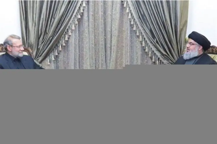 دیدار لاریجانی با دبیرکل حزب الله لبنان