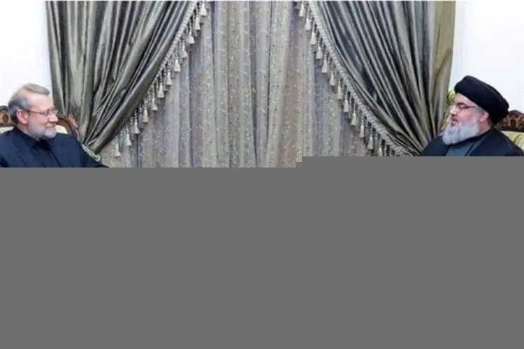دیدار لاریجانی با دبیرکل حزب الله لبنان